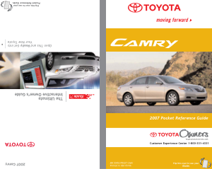 2007 Toyota Camry Pocket Reference Guide